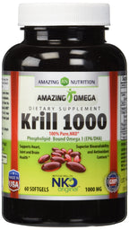 Amazing Nutrition Omega NKO Neptune Krill Oil 1000 mg - 60 Softgels