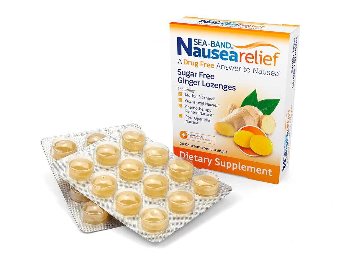 Sea-Band Ginger Travel Lozenges for Motion Sickness - 24 Count - image 2