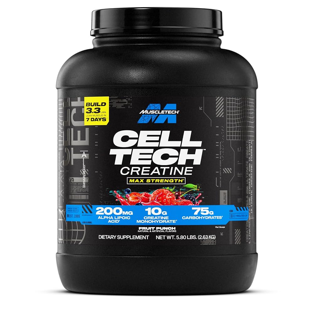 MuscleTech Creatine Monohydrate Powder - Cell-Tech Creatine Powder
