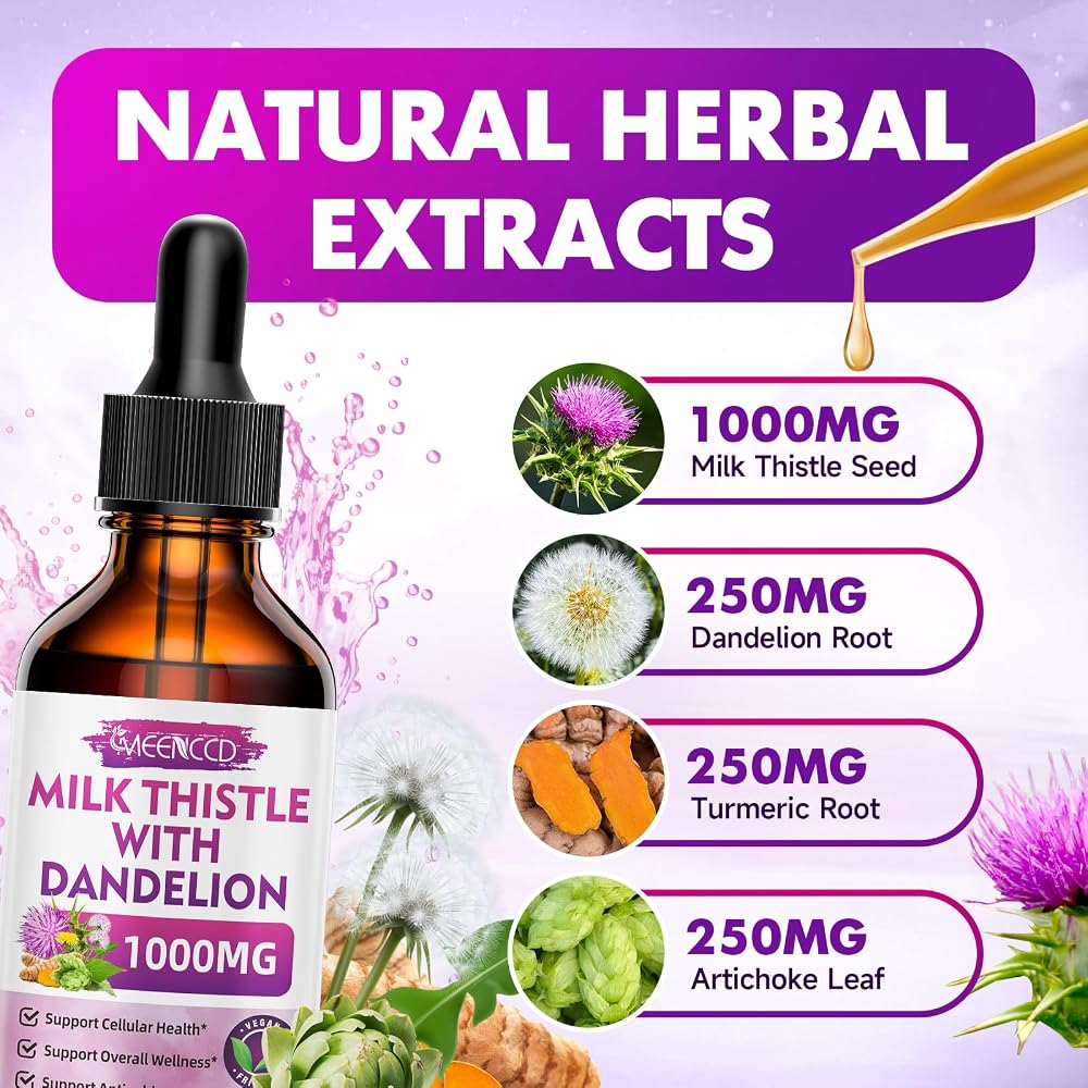 MEENCCD Milk Thistle Liquid Drops