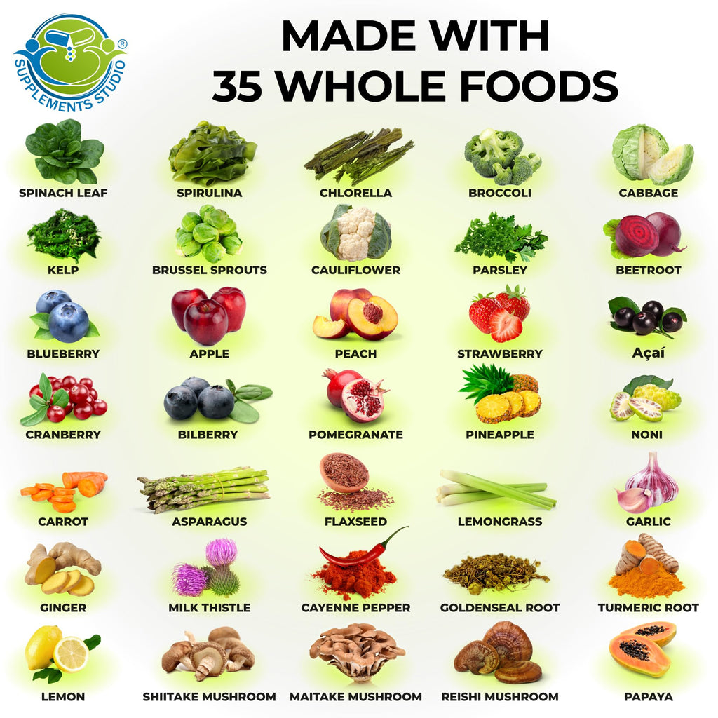 Supplements Studio Whole Food Multivitamin with Iron - 90 Capsules - image 5