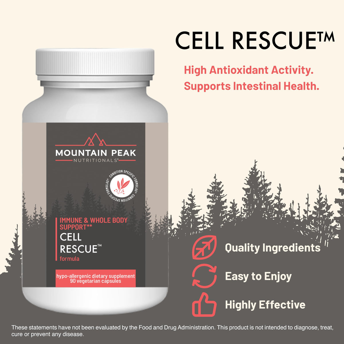 Mountain Peak Nutritionals Cell Rescue Turmeric Ginger Bromelain - 90 Capsules - image 2