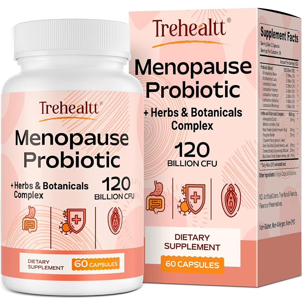 Trehealtt Probiotics and Prebiotics for Adults, Shelf-Stable