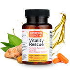 Superfood Science Vitality Rescue Omega-3 with Turmeric Curcumin - 30 Capsules