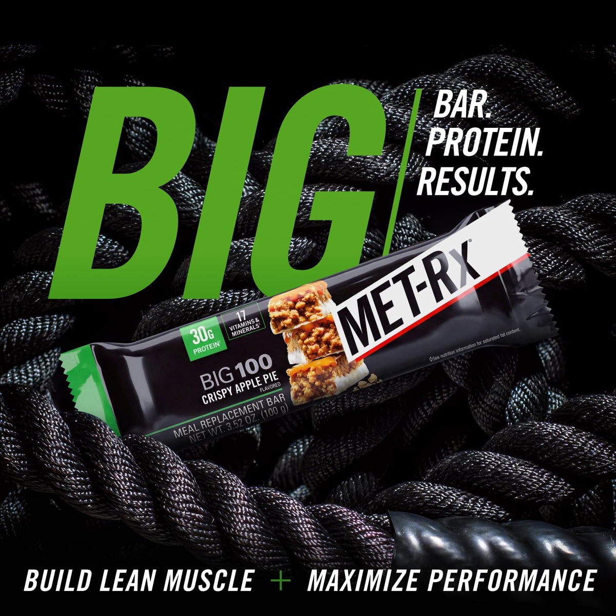 MET-Rx Big 100 Colossal Protein Bar Crispy Apple Pie - 9 Count - image 5