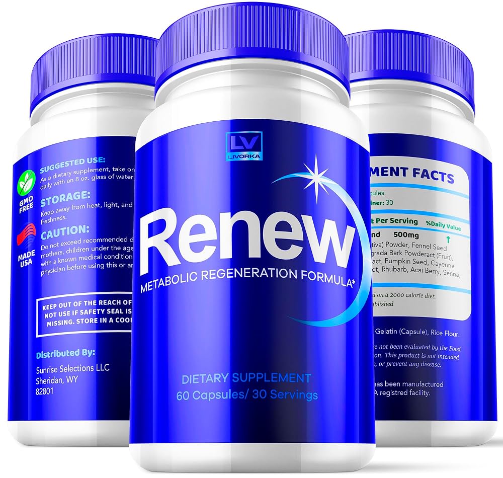 LIVORKA Renew Metabolic Regeneration Formula - 300 Capsules - image 4