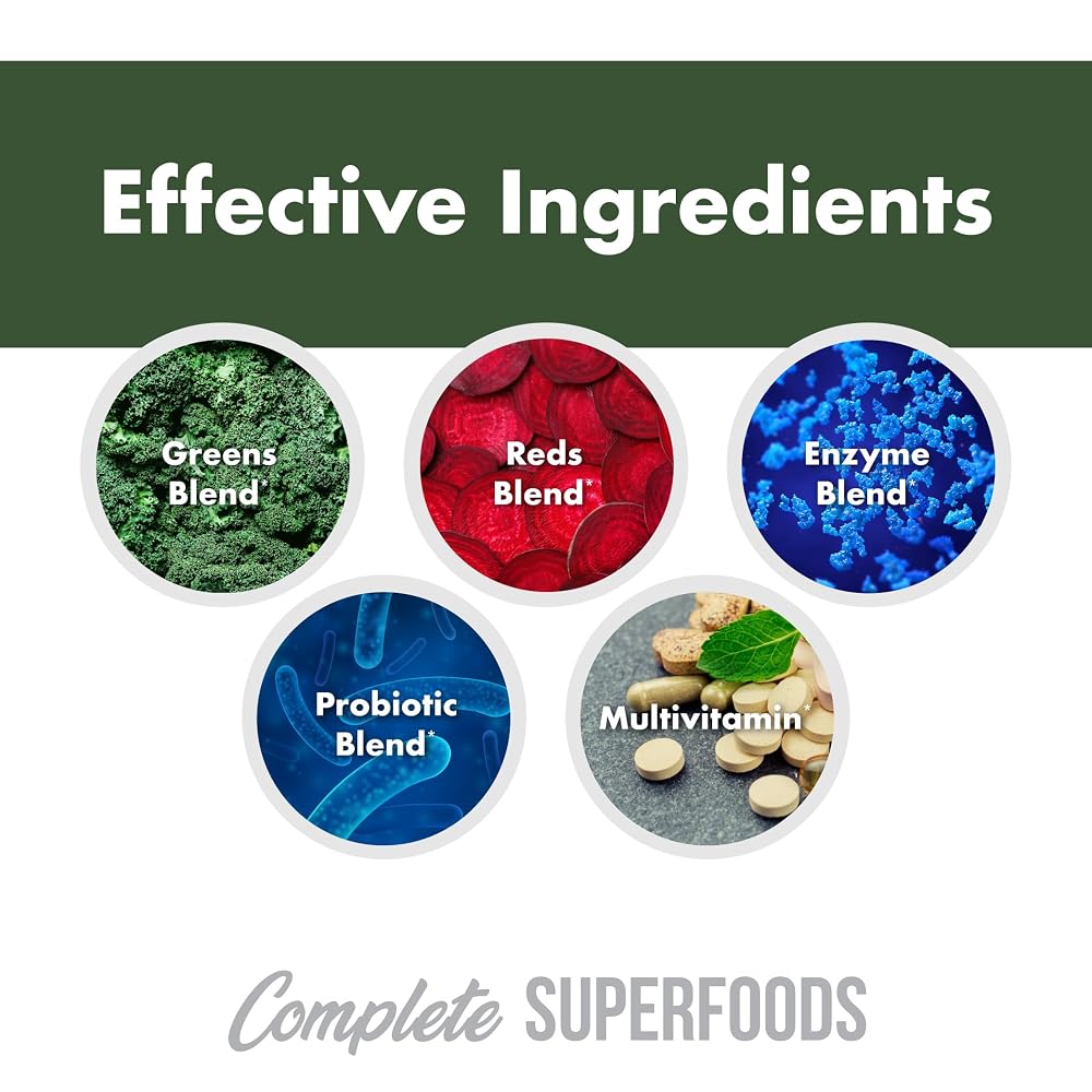 NutraOne Complete Superfoods, Complete Spectrum Multivitamin, Greens