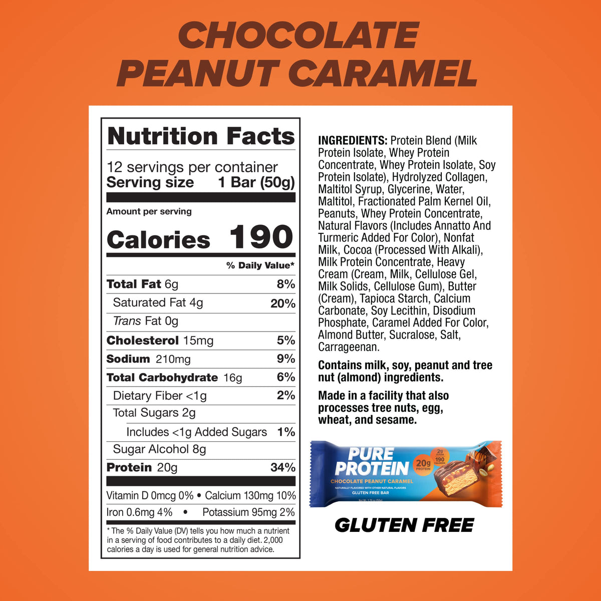 Pure Protein Bars, High Protein, Nutritious Snacks to Support Energy