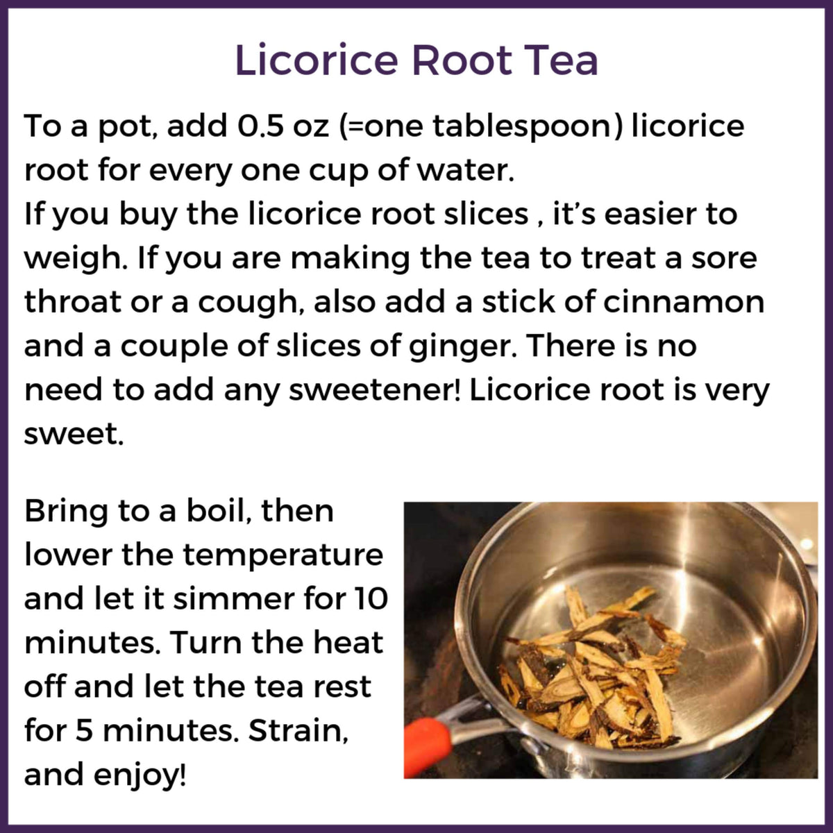Plum Dragon Licorice Root Gan Cao Sliced - 1 Oz - image 3