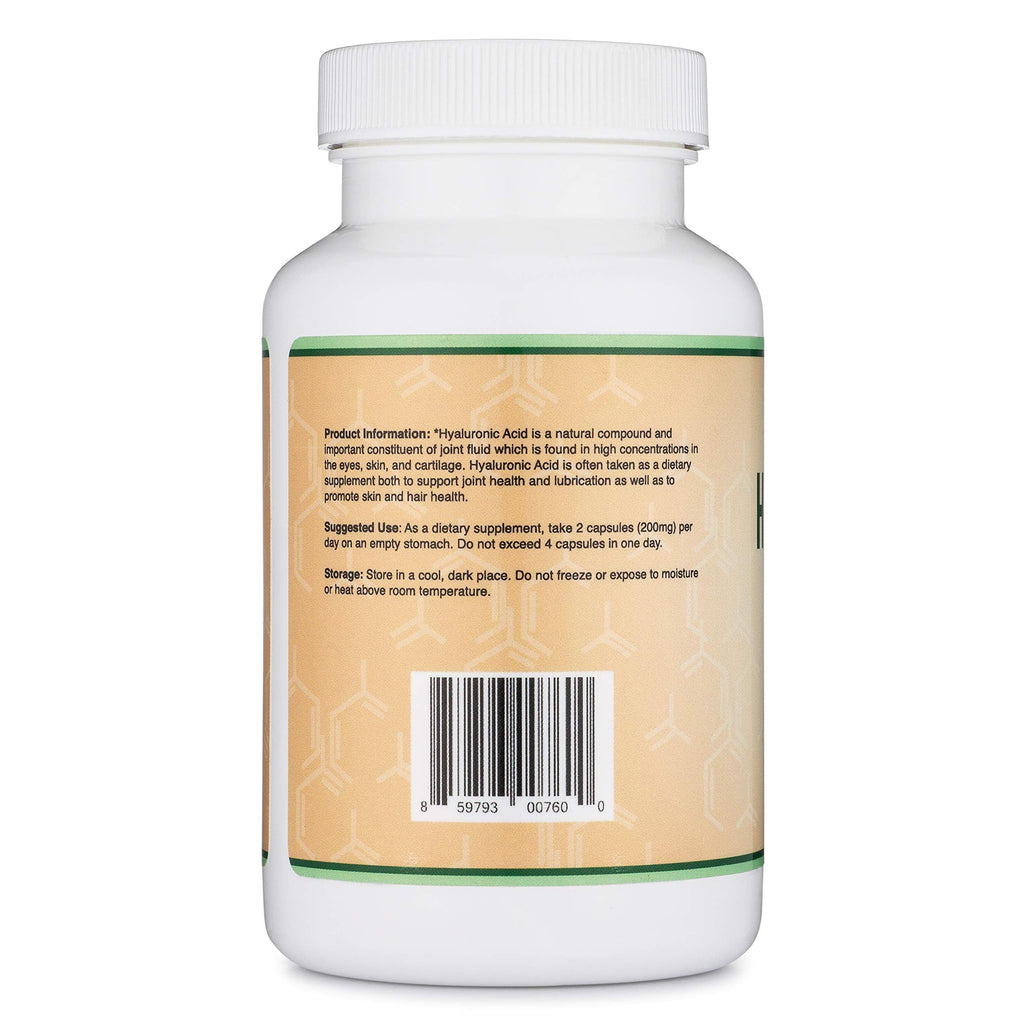 Double Wood Supplements Hyaluronic Acid 200mg Joint & Skin Support - image 4