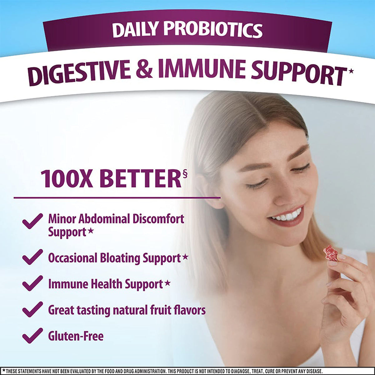 Digestive Advantage Daily Probiotic Gummies - 180 Count - image 2