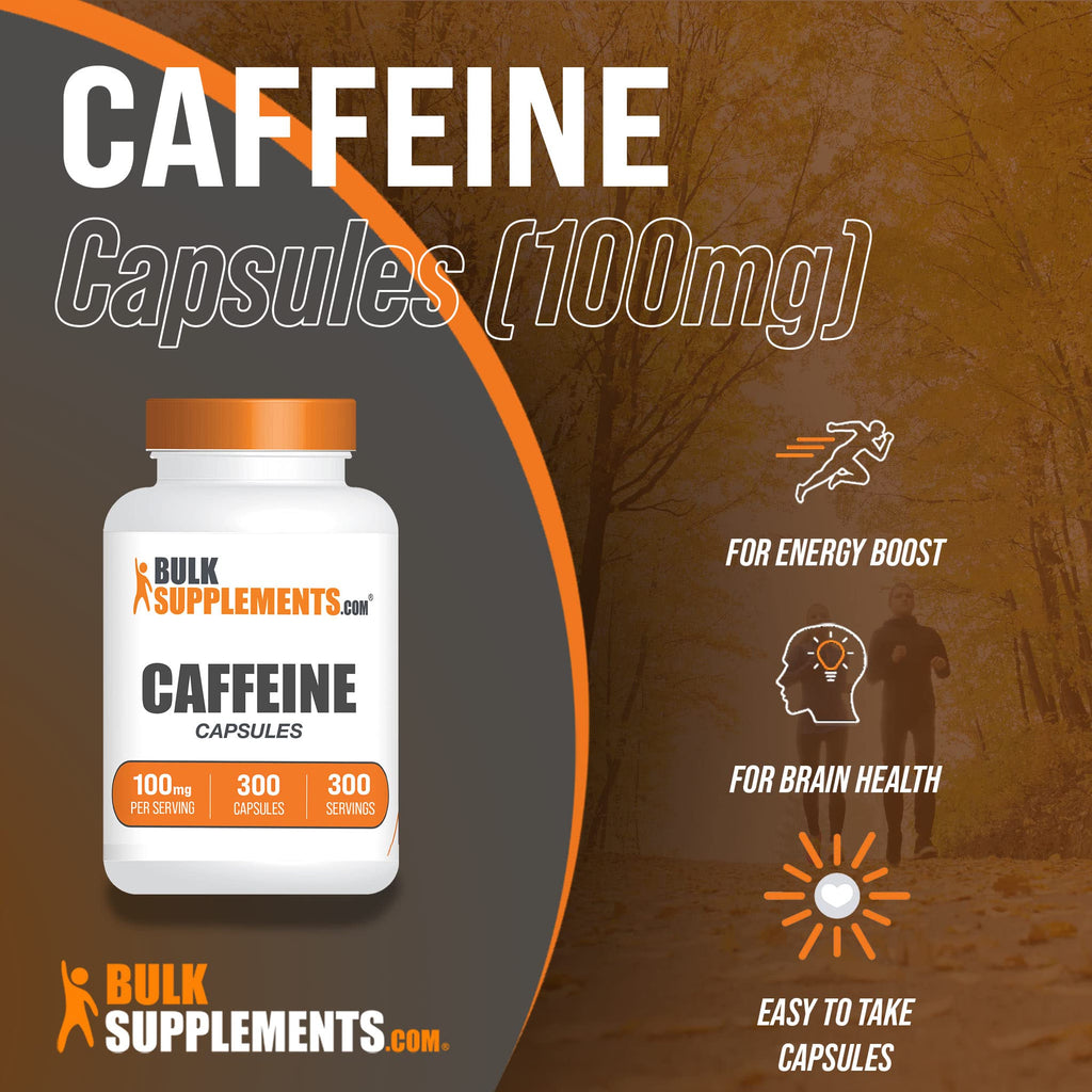 BulkSupplements.com Caffeine Capsules (100mg)