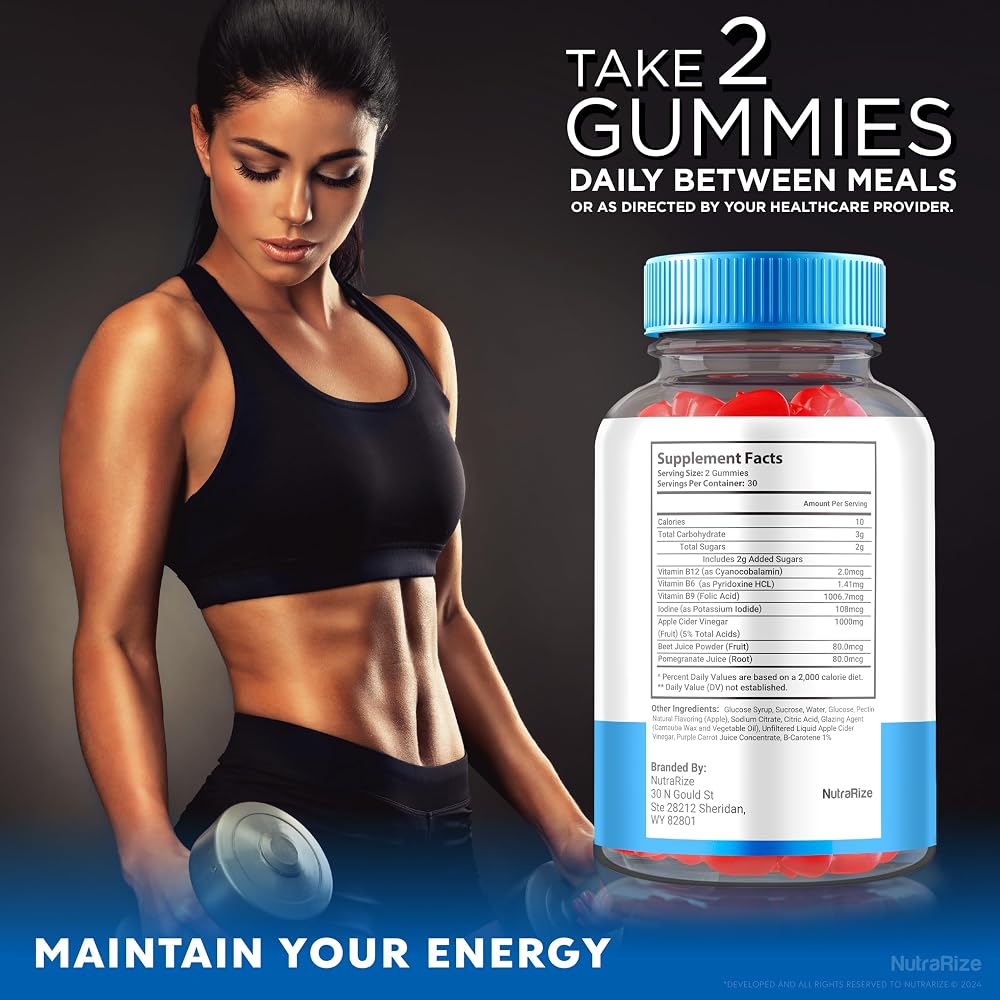 NutraRize Keto Nature ACV Gummies Apple Cider Vinegar - 180 Gummies - image 6