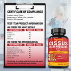 Papnami Cissus Quadrangularis Extract with Boswellia & Turmeric - 90 Capsules - image 7