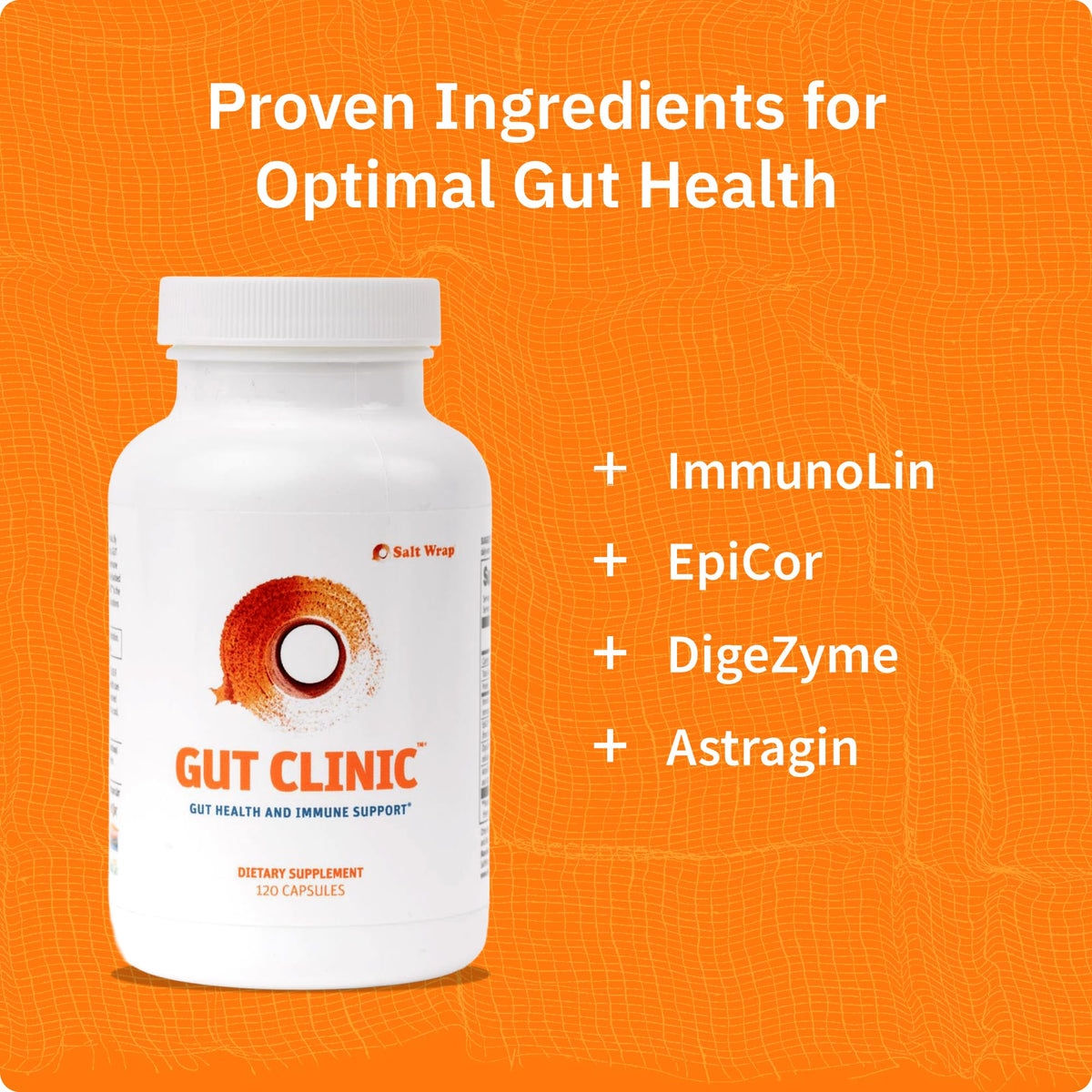 SaltWrap Gut Clinic Postbiotics Digestive Repair - 90 Capsules - image 4