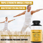 Nova Lucia Omega 3 Fish Oil 2000mg EPA DHA - 120 Softgels - image 8
