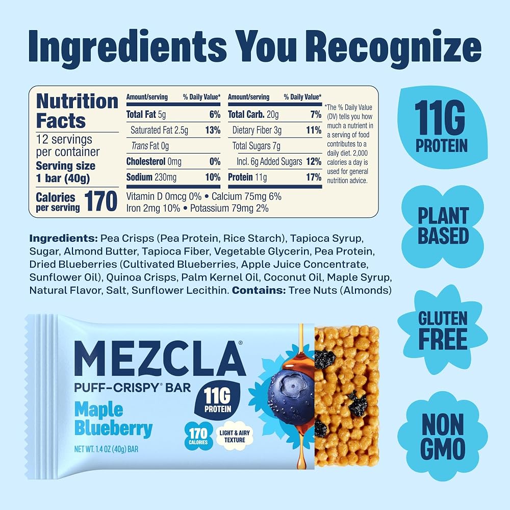 Mezcla Puff Crispy Protein Bars