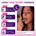 HOLY STRIPS Adult Melatonin Oral Strips for Sleep - 30 Strips - image 5
