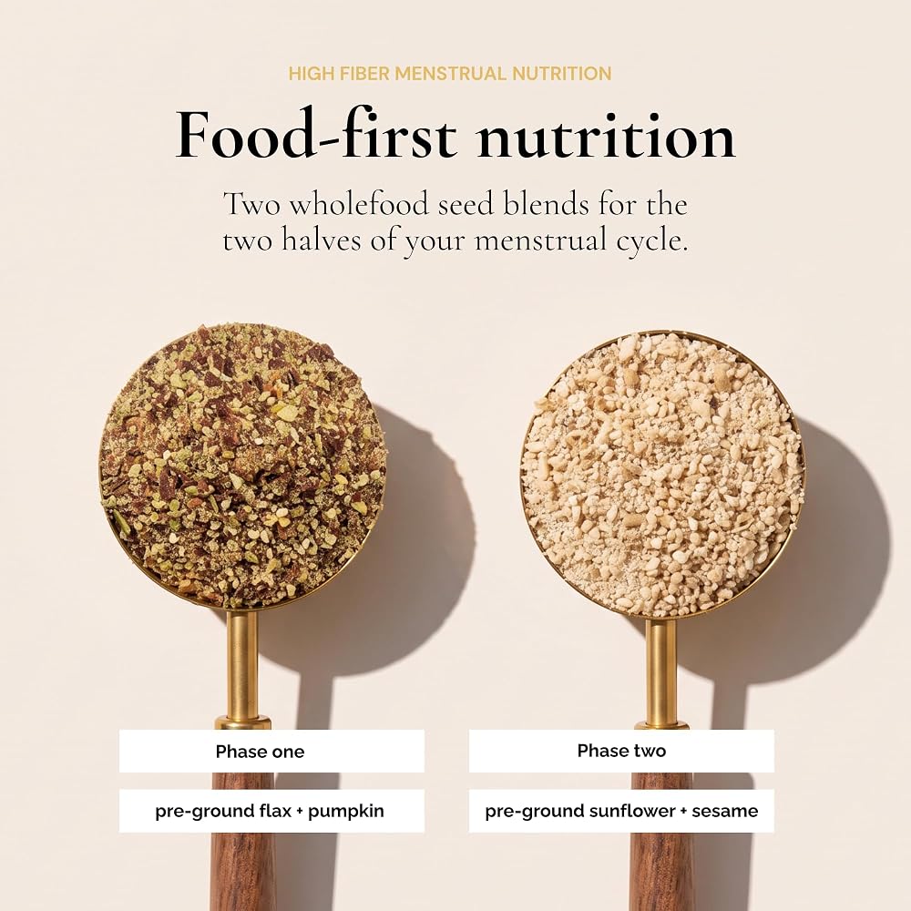 Seed Cycle Seed Cycling Kit Menstrual Nutrition - One-Month Supply - image 2
