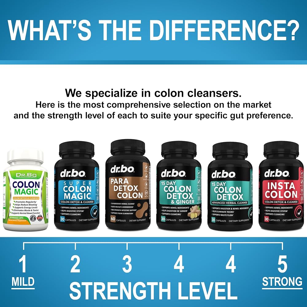 DR. BO Colon Cleanser Detox 15 Day Cleanse - 30 Capsules - image 7