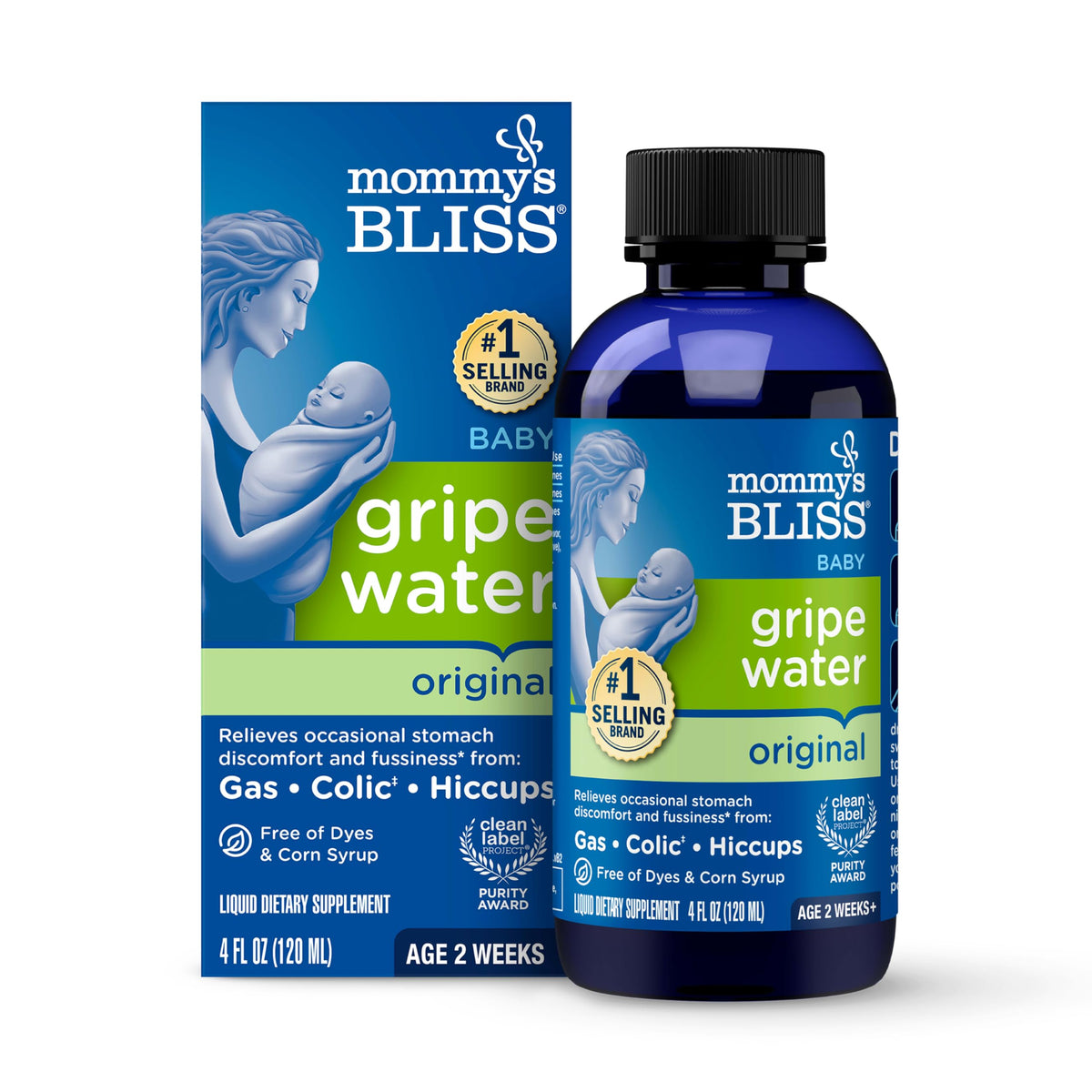 Mommy's Bliss Gripe Water Infant Gas & Colic Relief - 4 fl oz