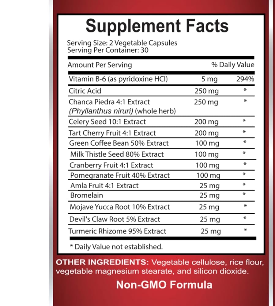 OLANTA TRADE SOLUTION Uric Acid Formula - 60 Capsules - image 2