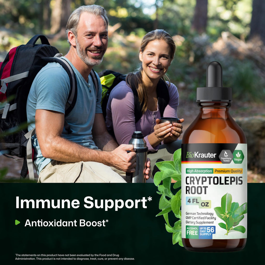 BIO KRAUTER Cryptolepis Tincture for Immune Support - 4 Fl Oz - image 2