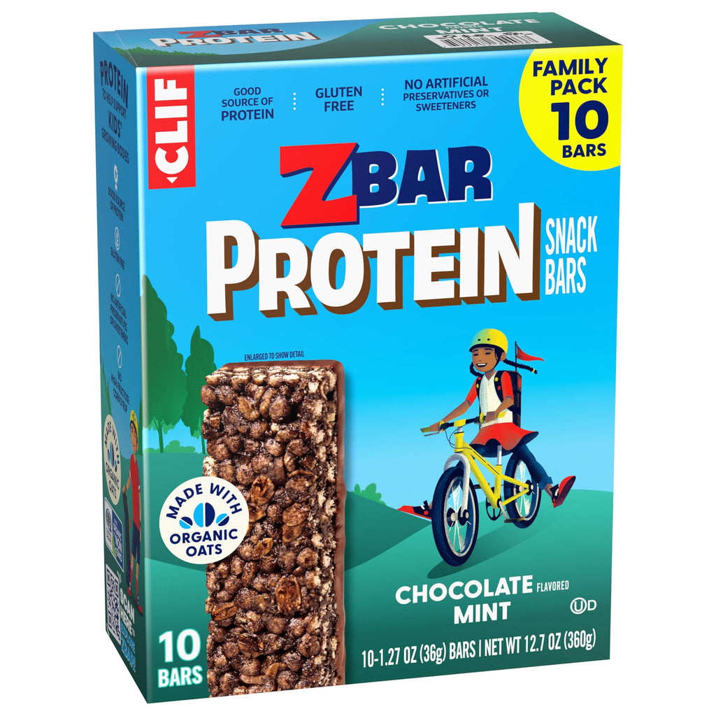 Clif Kid ZBar Protein Chocolate Mint Snack Bars - 10 Count - image 10