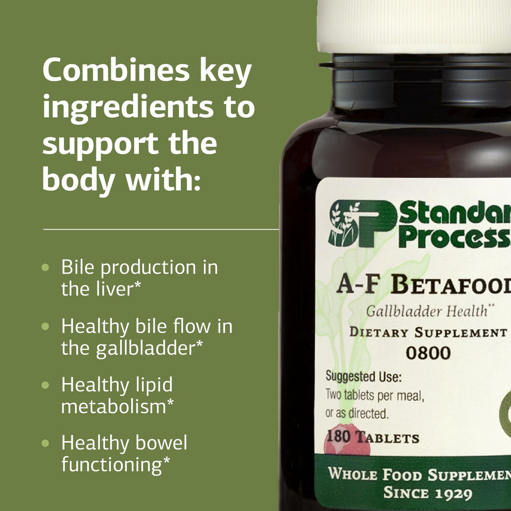 Standard Process A-F Betafood Gallbladder Supplement - 180 Tablets - image 4