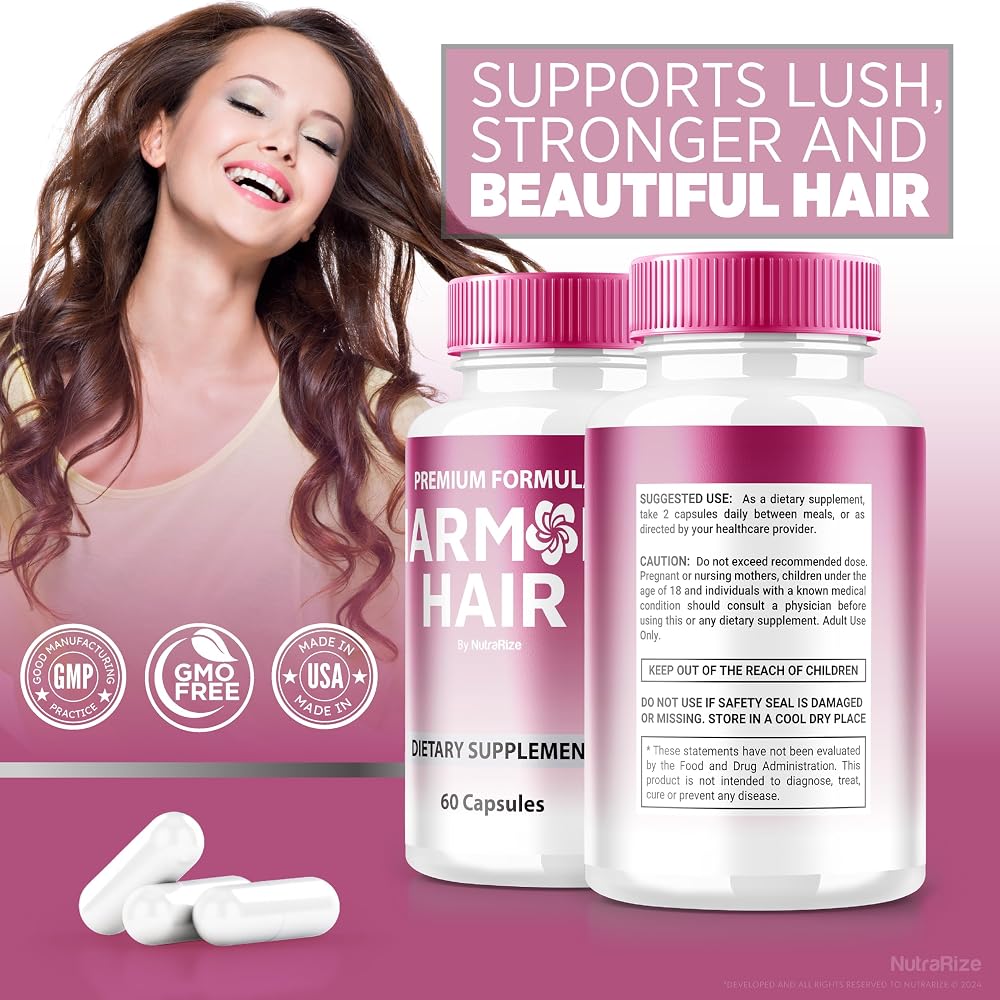 NutraRize Harmony Hair Capsules for Healthy Hair - 60 Capsules - image 8