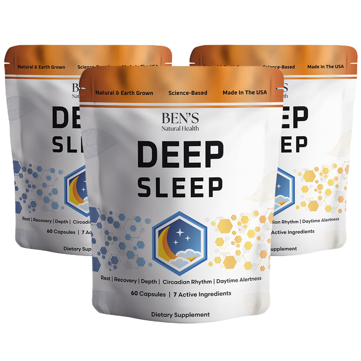 Ben's Natural Health Deep Sleep Support Supplement with Melatonin