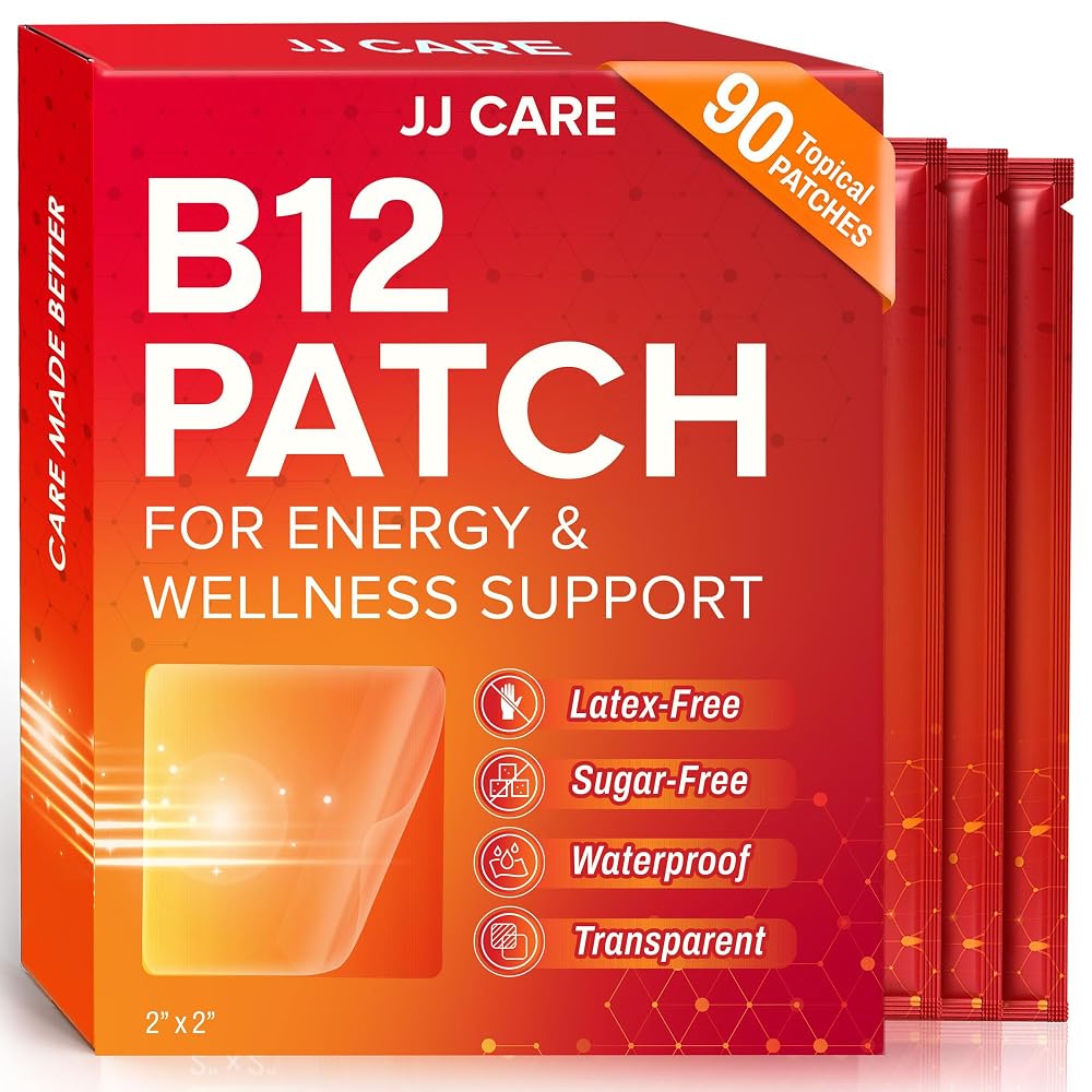 JJ CARE B12 Patch Energy Support - 90 Patches