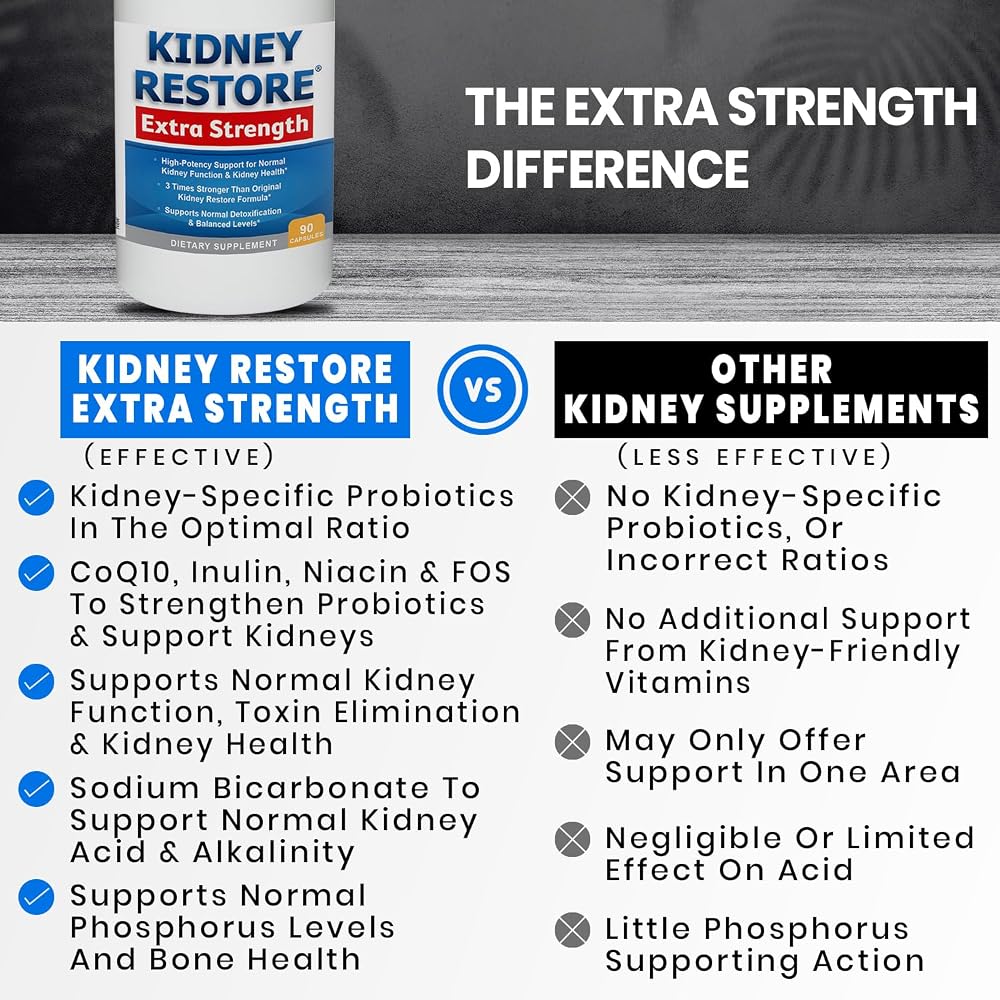 Kidney Restore Kidney Cleanse Detox & Repair - 90 Capsules - image 3