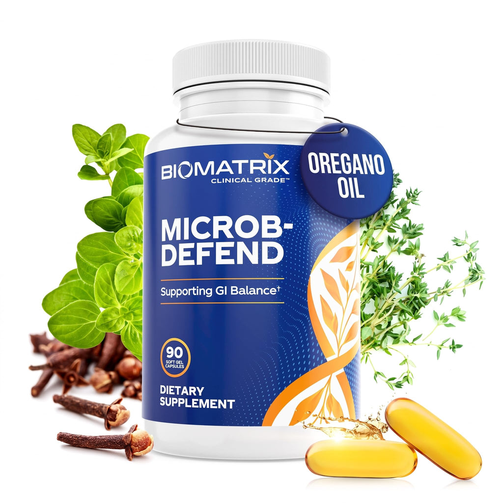 BioMatrix Biofilm Disruptor Oregano Thyme Clove Oil - 90 Softgels