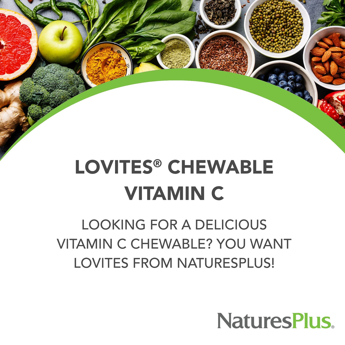 NaturesPlus Lovites Vitamin C 500mg Chewable Tablets - 90 Count - image 3
