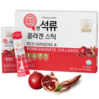 Baekje Pomegranate Collagen Jelly Stick - 30 Count