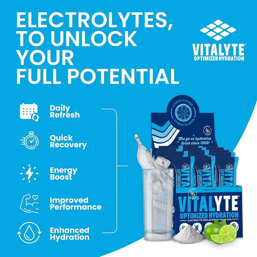 Vitalyte Electrolyte Powder Drink Mix Isotonic Hydration - 6 Pack - image 7