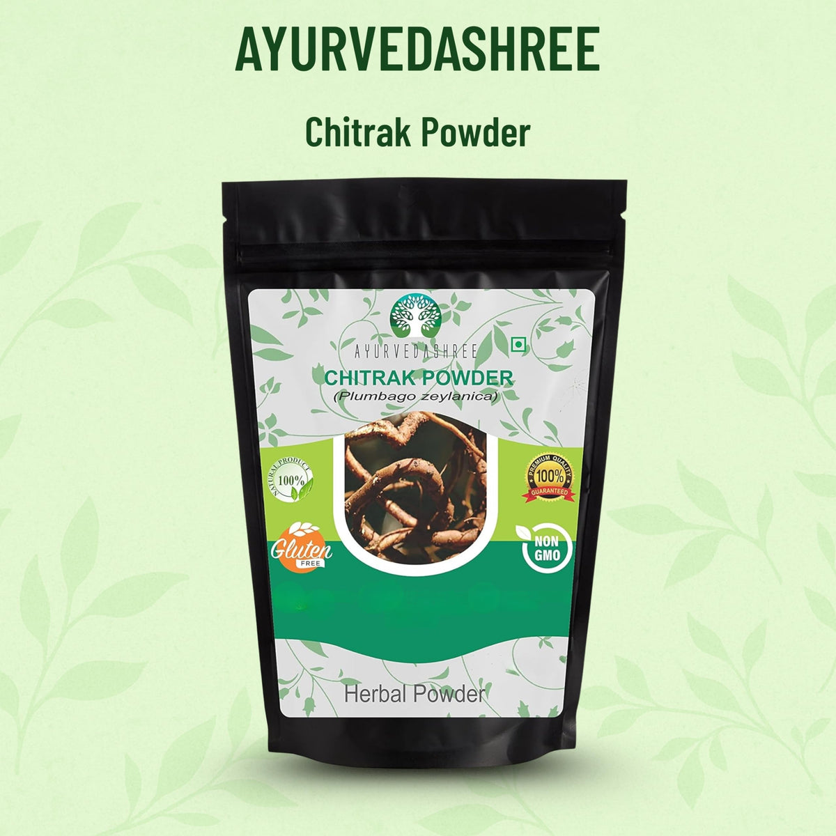 AYURVEDASHREE Bilva Powder - Bael Leaves Powder - Aegle marmelos
