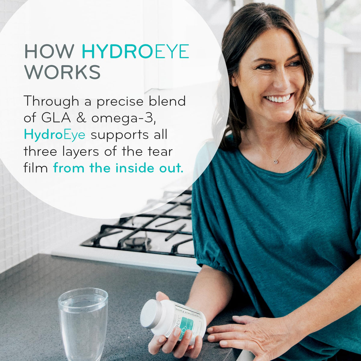 ScienceBased Health HydroEye Dry Eye Supplement with GLA & Omega-3s - image 2