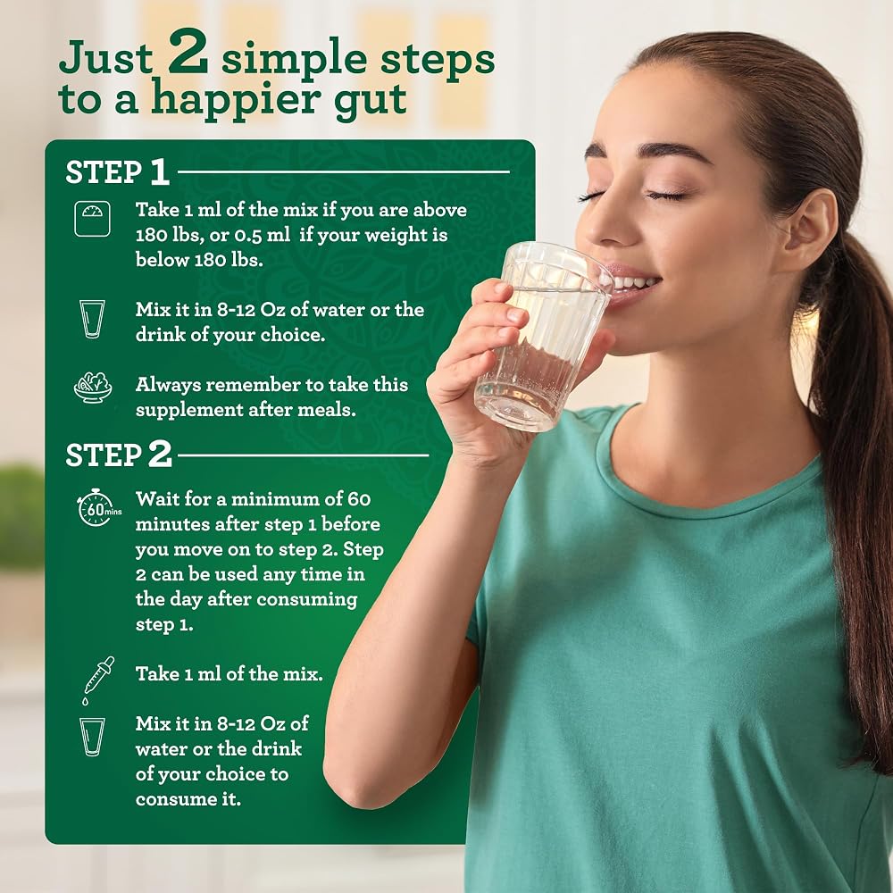 GuruNanda Gutcleanse 2-Step Kit Digestive Supplement - 2 Fl Oz - image 3