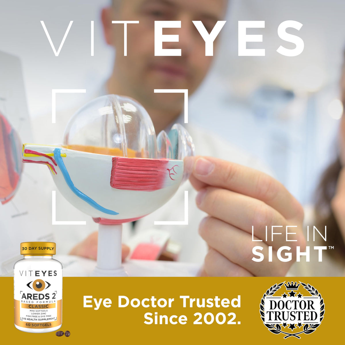 Viteyes AREDS 2 Classic Macular Health Formula - 60 Softgels - image 5