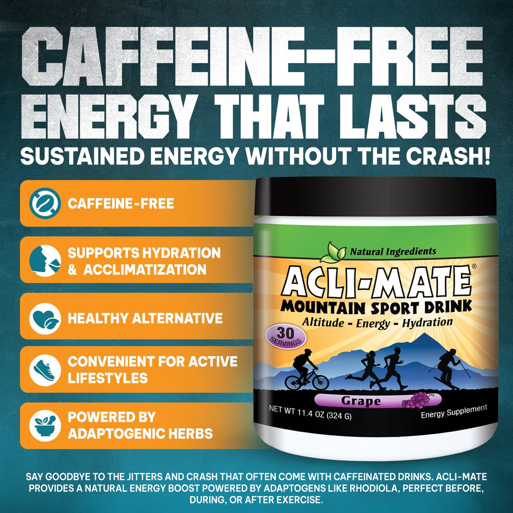 Acli-Mate High Altitude Acclimatization Electrolyte Powder (Tub)