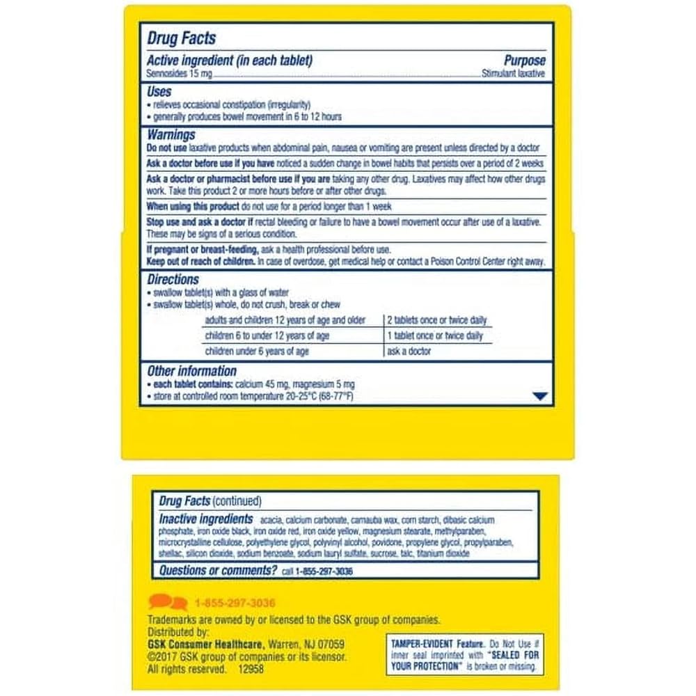 Perdiem Stimulant Laxative Pills - 240 Tablets - image 7