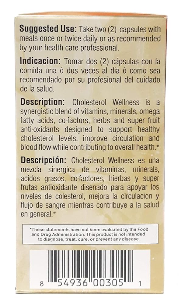 Bio Nutrition Cholesterol Wellness Supplement - image 3