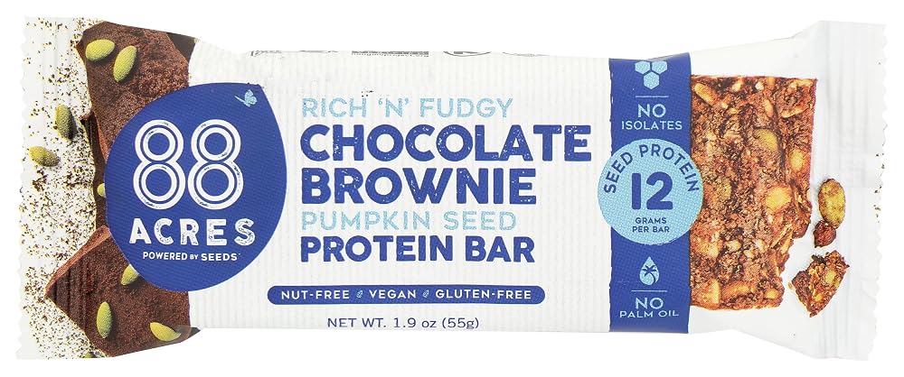 88 Acres Dark Chocolate Brownie High Protein Bar - 1 Bar