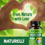 NATURELO Magnesium Glycinate 200 mg - 240 Capsules - image 5