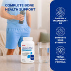 GNC Calcium Plus Magnesium & Vitamin D-3 1000mg - 180 Caplets - image 3