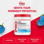 GNC Pro Performance Pre-Workout Blue Raspberry - 30 Servings - image 2