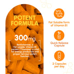 Zenavea Benfotiamine 300mg Vitamin B1 - 180 Capsules - image 3