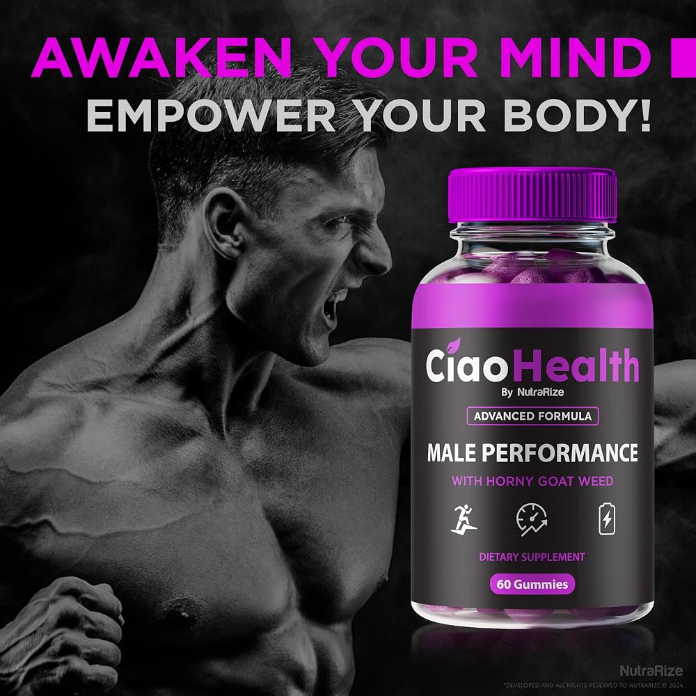 NutraRize Ciao Health Gummies for Men - 60 Gummies - image 4